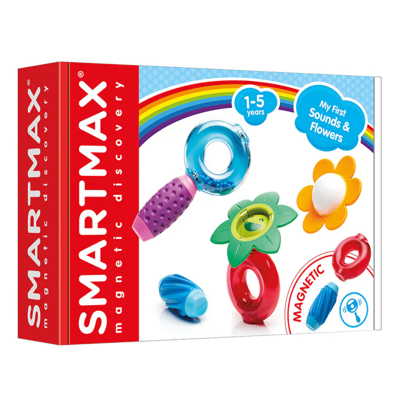 信誼~SMARTMAX 磁力接接棒-感官花朵組{樂步客 LoveBook}