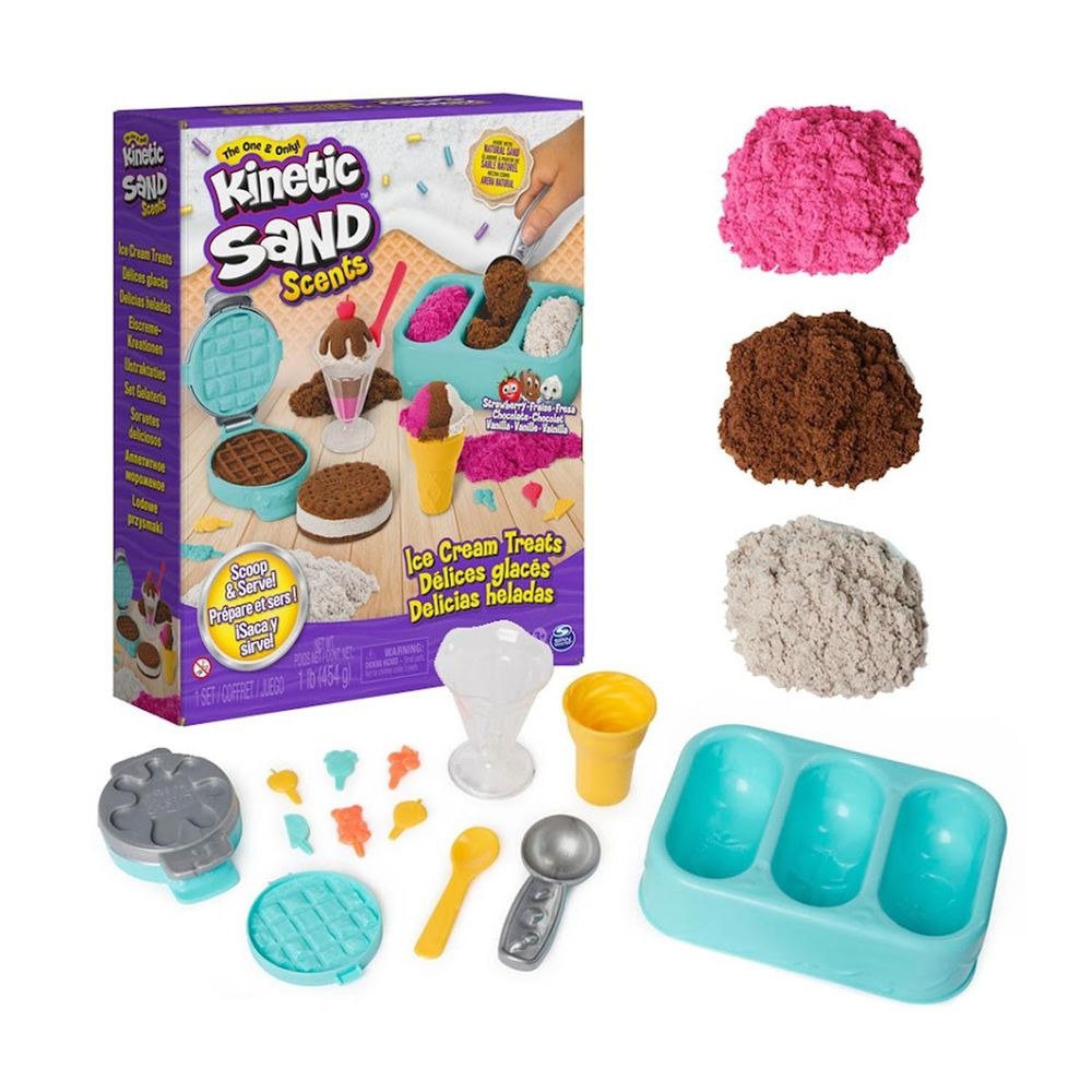 瑞典 Kinetic Sand 動力沙 冰淇淋甜心遊玩組{樂步客 LoveBook}